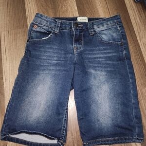 HUDSON Dark Wash Denim Long Shorts Girls Size 10 Rare